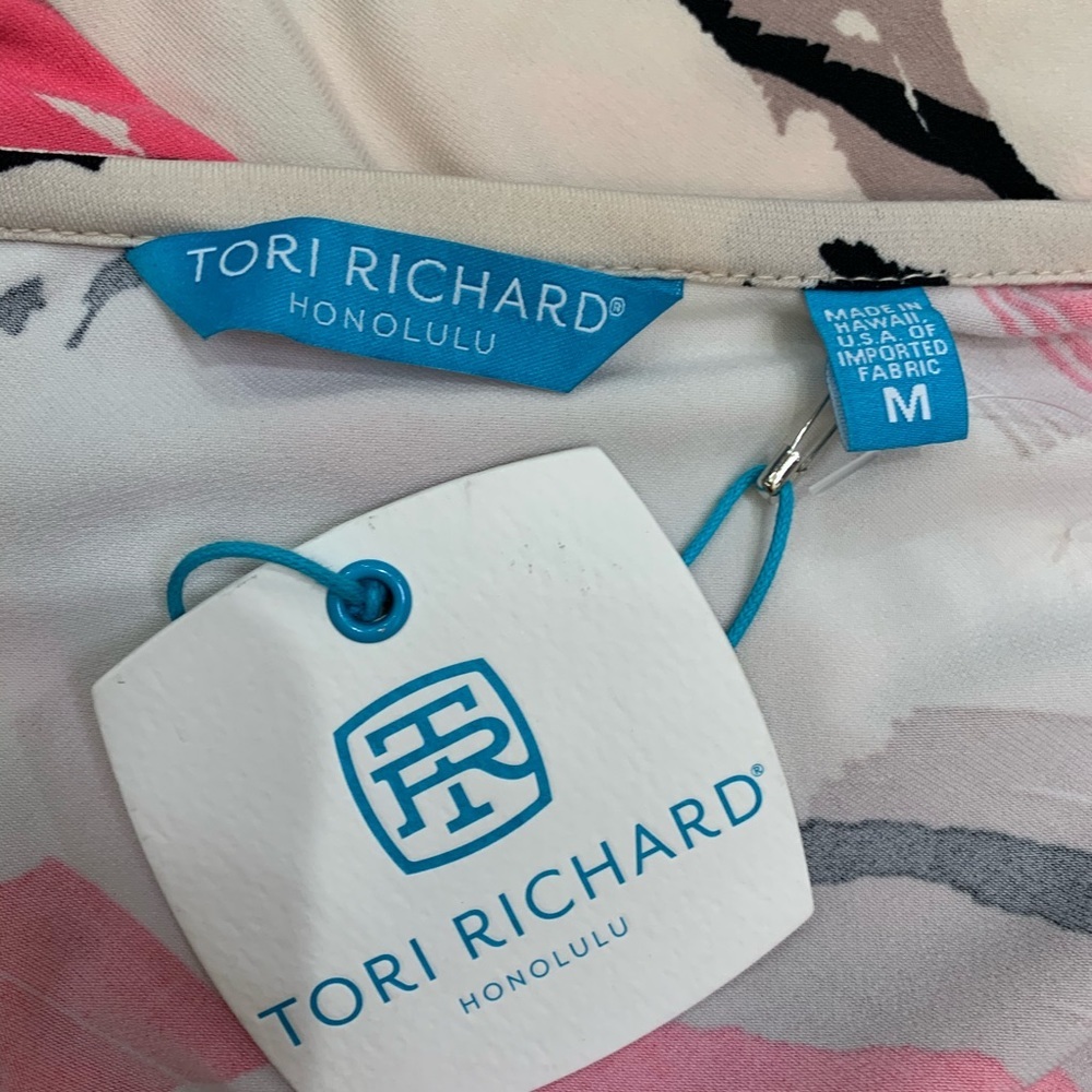 TORI RICHARD Splash Printed One-Shoulder Dress - Picture 5 of 6